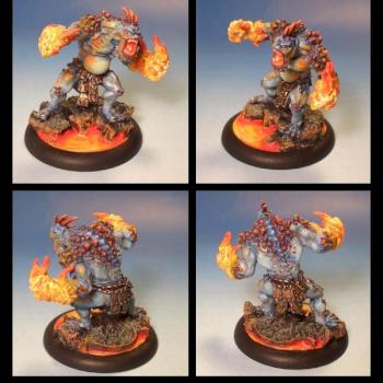 Trollbloods Pyre Troll by crawfish