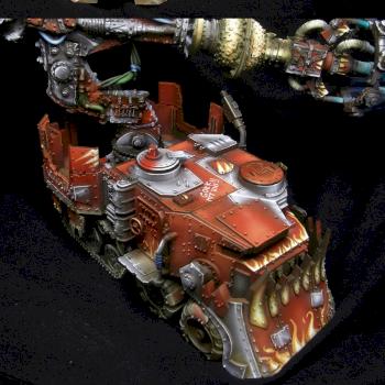 ORK BATTLEWAGON WITH LIFTA DROPPER v.1 by kommissar Manul