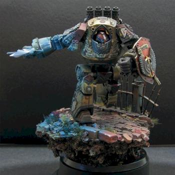 Knight Pattern Relic Contemptor, Blood Angels by MajorTom11