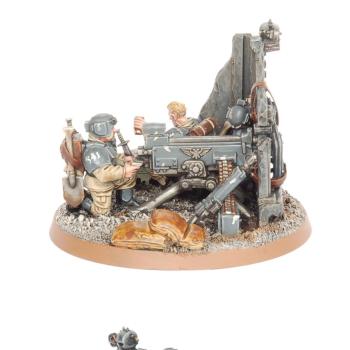 Imperial Guard Veteran Heavy Bolter team by Rev