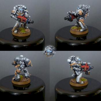 Fourth painted Grey Knight, for the 4h comp by Lord Kharsis