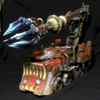 ORK BATTLEWAGON WITH LIFTA DROPPER v.2 by kommissar Manul