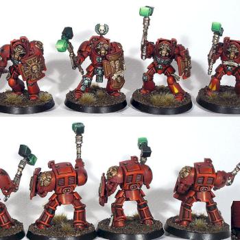 Blood Angels Assault Terminators by MrPickles