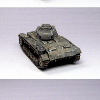 Flames of War FOW Panzer IIIH 15mm Scale by Ghostpainter