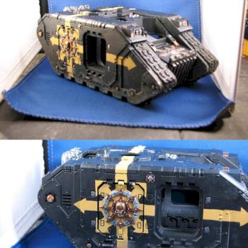 Black Legion Chaos Land Raider WIP by obscuris