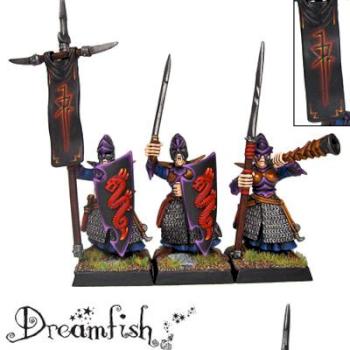 Dark Elf - spearmen command by Dreamfish