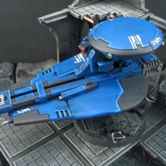 Tau Hammerhead Drone Scratch Build by bluetablepainting