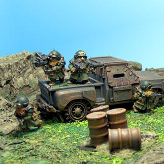 Olleys Armies SF SCrunts and Old Crow Vehicles by bolley