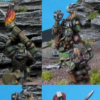 Warmaster 10mm Discovery diorama Close Up pics by Trevor