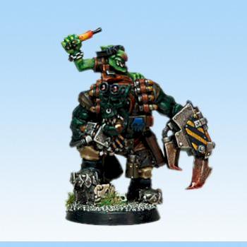 Ork Kommando Nob by Rev