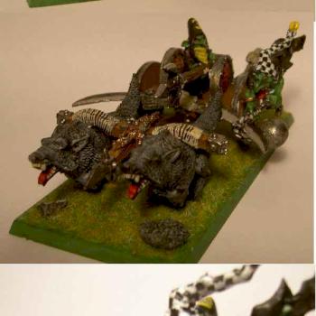 NightGoblin Wolf Chariot by XyreX