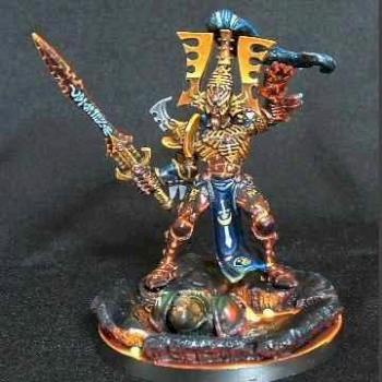 Eldar Avatar (Alaitoc) by darkartminiatures