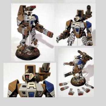 TAU FW XV81 Krisis Battlesuit by Wolkenmann