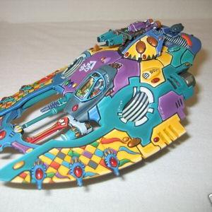 Eldar Harlequin Wave Serpent by salamander X