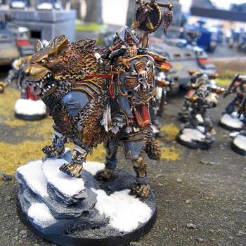 Space Wolves Thunderwolf by Faenwulf