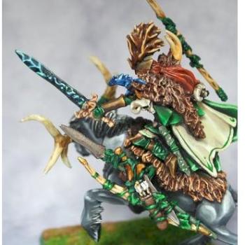 Wood Elf Lord on Great Stag by Ulrik