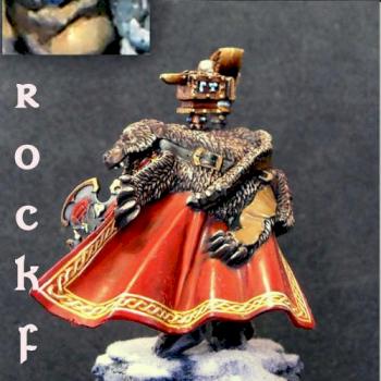 Space Wolves Arjac Rockfist by Faenwulf