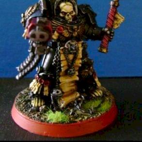 Chaplain in terminator armor by Mortai