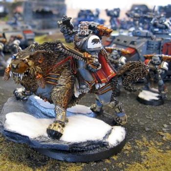 Space Wolves Thunderwolf by Faenwulf