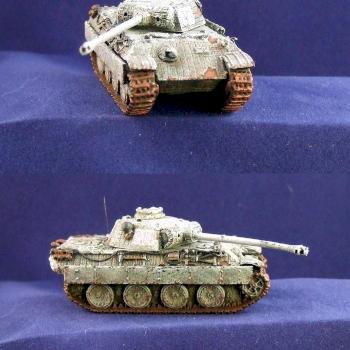 Flames of War Panther Winter Camo 15mm by exilesjjb