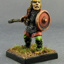 Mega Mini or Grenadier Painted Human Warrior by Iraeyna