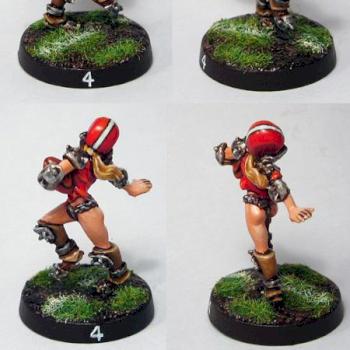 Blood Bowl Amazon Runner n.4 by legdba