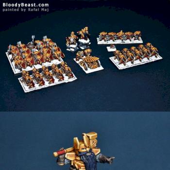 Dwarf Army for Kings of War (Mantic Games) by BloodyBeast.com