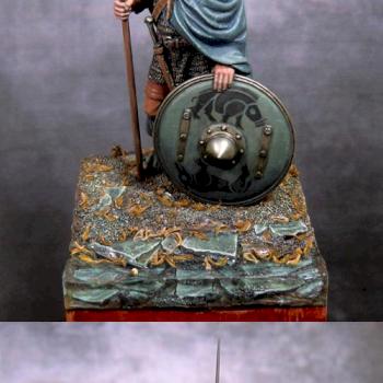 Vendel/anglosasson warrior - 54mm - Romeo models by trevis_11