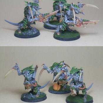 Tyranid Warriors with Deathspitters by IshtalBloodfist