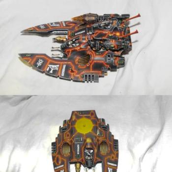 Red Eldar fire prism by nikie