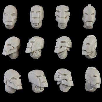 Robotic Iron Heads (helmets) by puppetswar