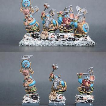 Battle for Skull Pass Dwarf Warriors by Lone Lemming