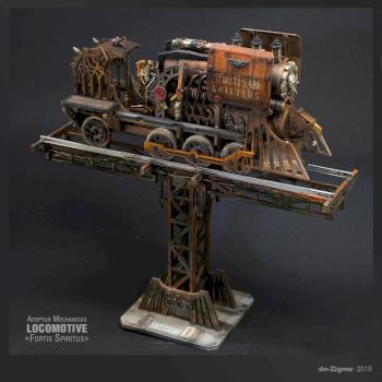 Mechanicus Train / Locomotive by de-Zigner