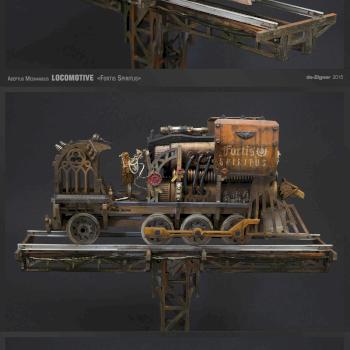 Mechanicus Train / Locomotive by de-Zigner