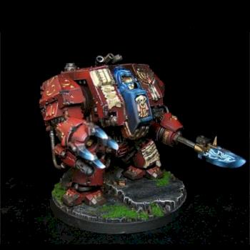 Librarian blood angel dreadnought by k.nar51