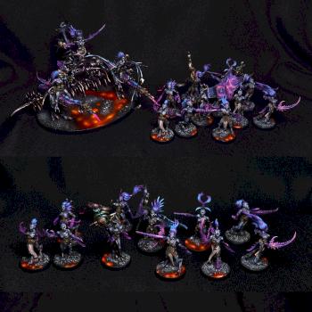 Slaanesh daemons Army by kommissar Manul