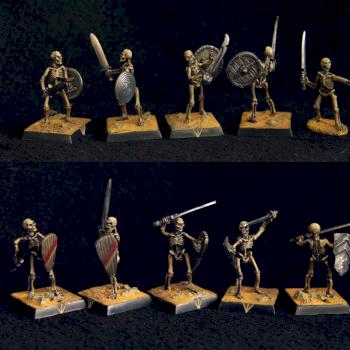 Skeletal Warriors by Tosek