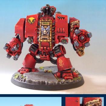 Blood Angels Furioso Dreadnought by crawfish