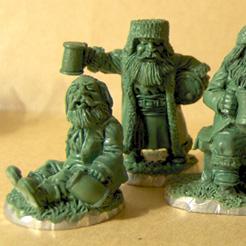 Dwarf World Tavern Folk Greens by bolley