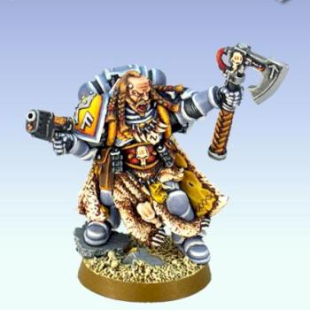 WH40K Space Wolves Rune Priest by leprechaun studio