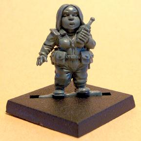 Scrunty female space dwarf green by bolley