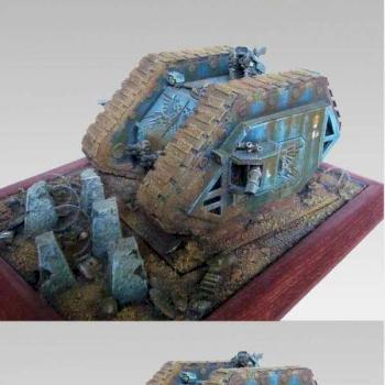 PAPER Land Raider mk1 by demi morgana