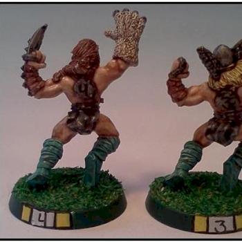 Blood Bowl Norse Catchers by Lou Rollins