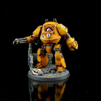 Imperial Fists Contemptor Drednought by MitchStevensMinis