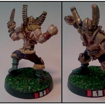 Blood Bowl Norse Blitzer by Lou Rollins