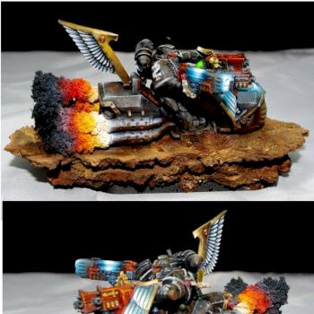 SPACE MARINE BIKE by darkeldar70