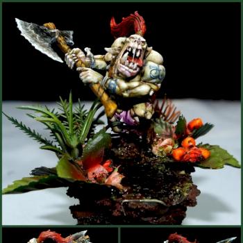 savage ork boss by darkeldar70