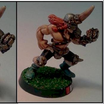 Blood Bowl Norse Blitzer by Lou Rollins