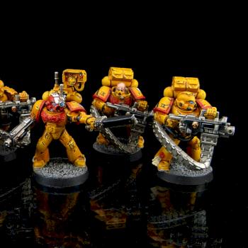 Imperial Fists Devastators by MitchStevensMinis