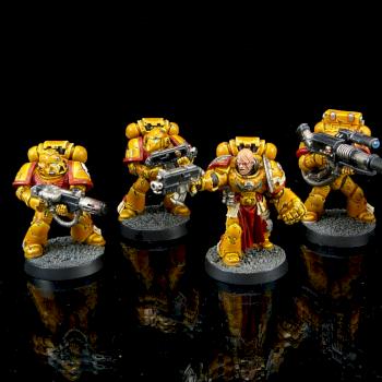 Imperial Fists Tactical Squad by MitchStevensMinis